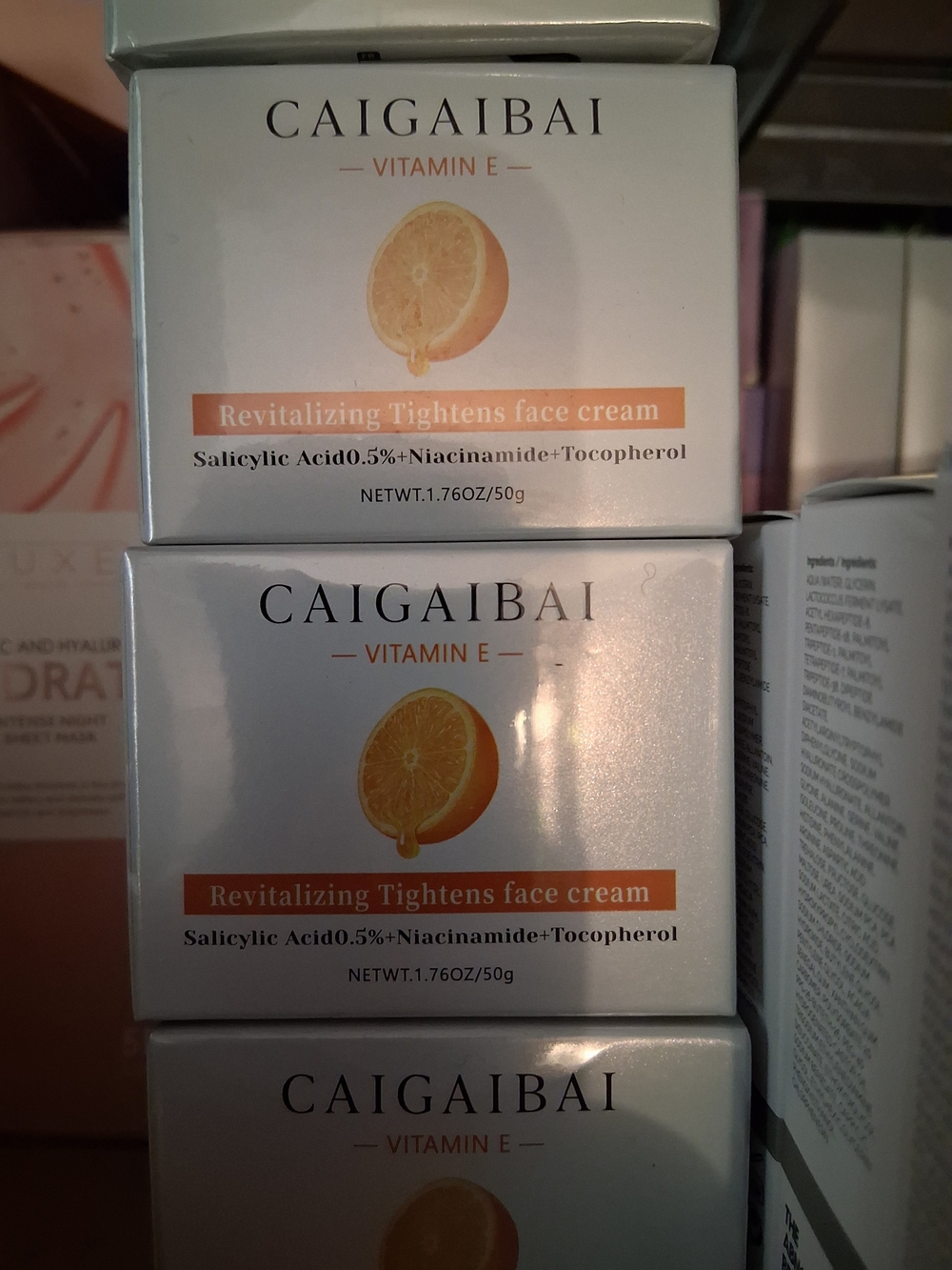 Vitamin E Revitalizing Face Cream — Orange